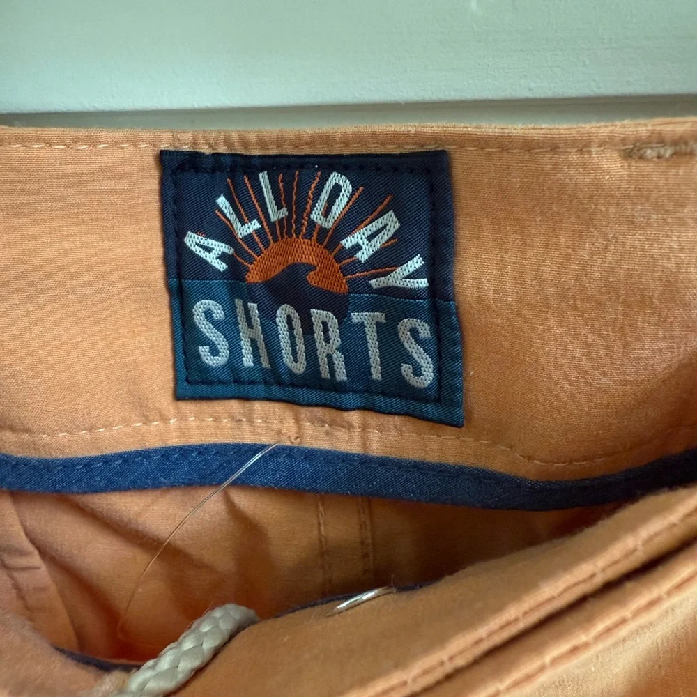 Faherty All Day Shorts, 9” inseam, men’s size 32, sierra orange